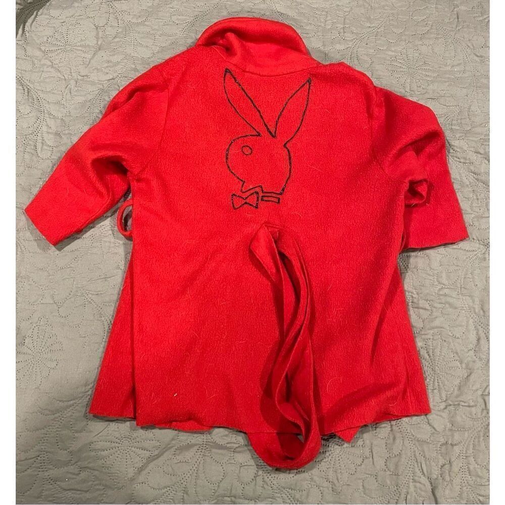 Playboy Bunny Homemade Robe Dog Pet Costume Medium